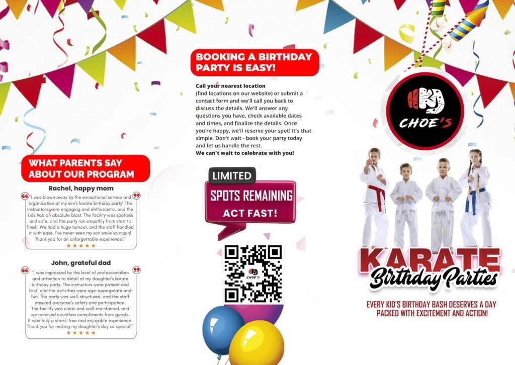karate birthday parties